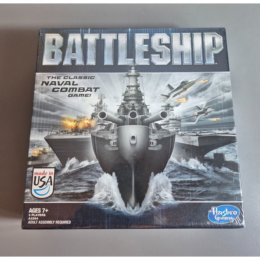 Battleship A3264 The Classic Naval Combat Game By Hasbro Gaming 2012 USA Sealed
